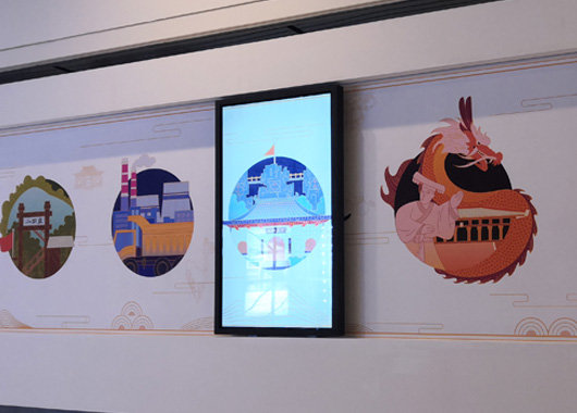 互動滑軌屏在科技、企業、科普、黨建、廉政、博物館等展館展廳的應用場景