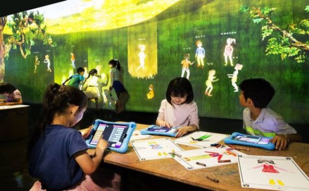 涂鴉投影互動-好奇數字科技