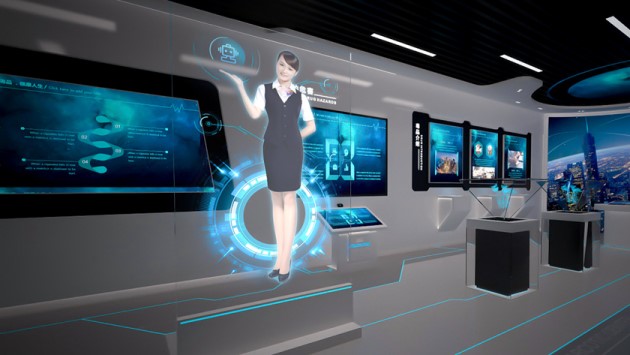 展廳互動虛擬主持人-蘇州好奇數字科技有限公司