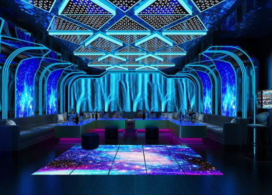 酒吧、KTV的桌面互動投影-好奇數字科技