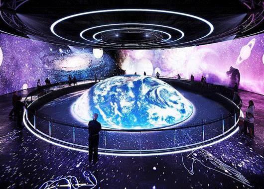 球幕投影在氣象局的應用場景