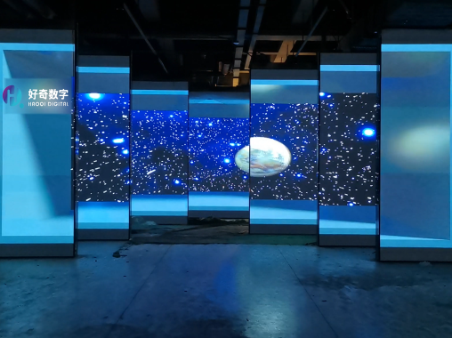 LED顯示七聯(lián)屏裸眼3D