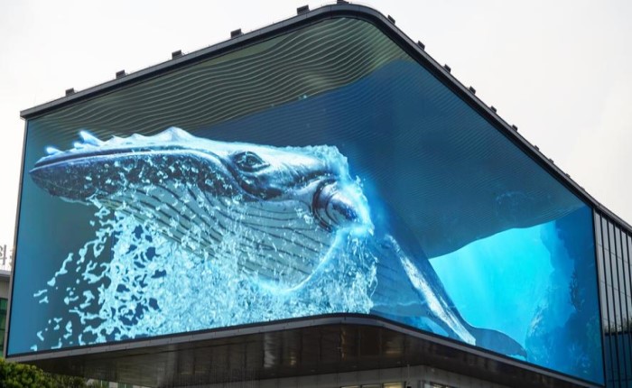 戶外裸眼3D屏幕-好奇數字科技