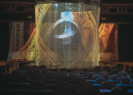 全息紗幕在婚禮現場的應用場景-好奇數字科技