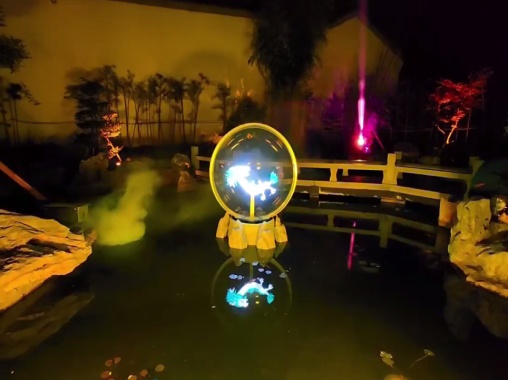 全息風扇+激光投影